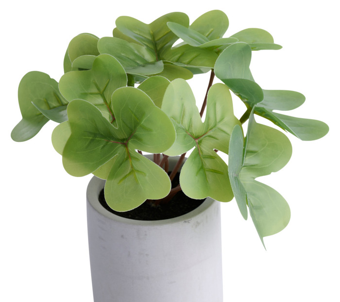 Kunstig plante kløver H18 cm